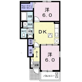 【間取り】 | モンシェリー御立Ａ