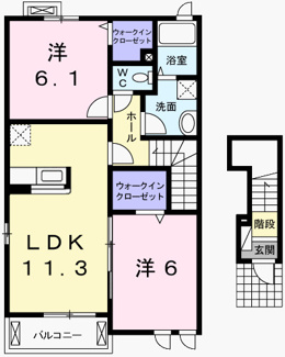 【間取り】 | サニーレジデンス御着Ａ