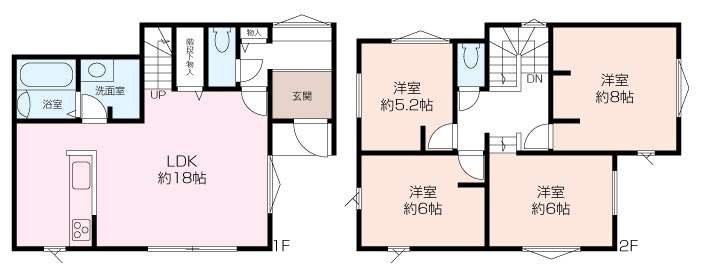 【長期優良住宅仕様】海老名市下今泉4丁目新築戸建 限定2棟の画像