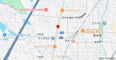 【地図】 | グランリュミエスタ茨木春日