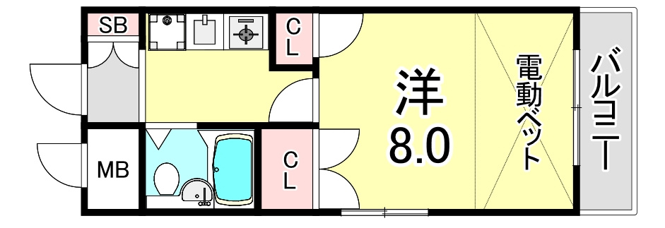 ハイツシスタローザの間取り