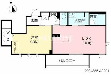 シャーメゾンステージ三芳町の間取り