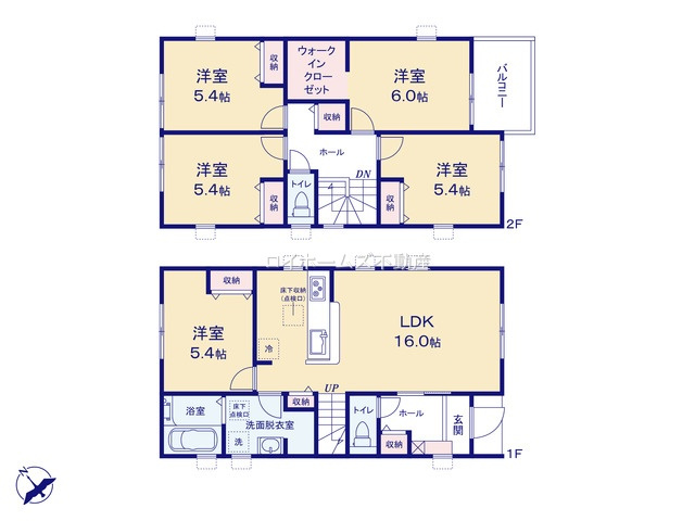 【間取り】 | 豊田市高美町５丁目41『仲介料無料』新築戸建て | 3号棟