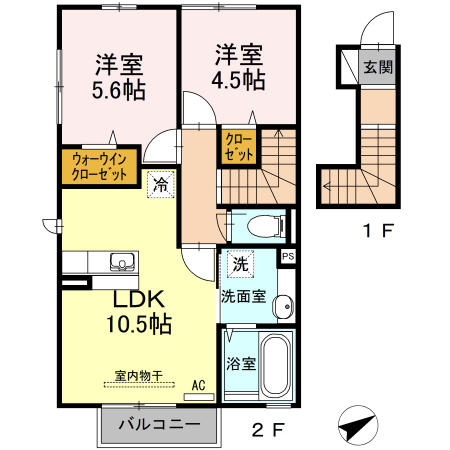【間取り】 | アイネヴェルト仁保津