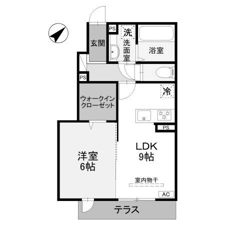 【間取り】 | Σresidence歌川町　Ａ