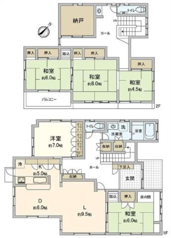 入間市東町7丁目　中古一戸建　～大型5SLDK～