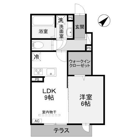 【間取り】 | Σresidence歌川町　Ａ