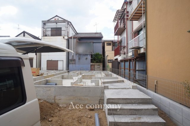 【前面道路含む現地写真】 | 東大阪市西上小阪　【A号棟/全3棟】 | 【前面道路：幅員4ｍ】