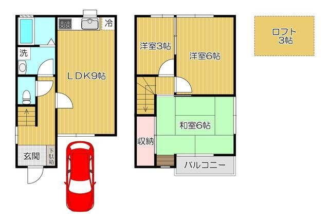 清瀬タウンハウスの間取り