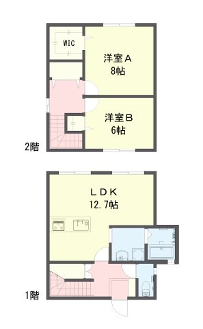 ホワイトハウス伊島の間取り