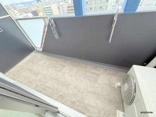 Ｍ:COURT新町のバルコニー