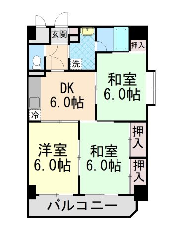 プラントパイン御影の間取り