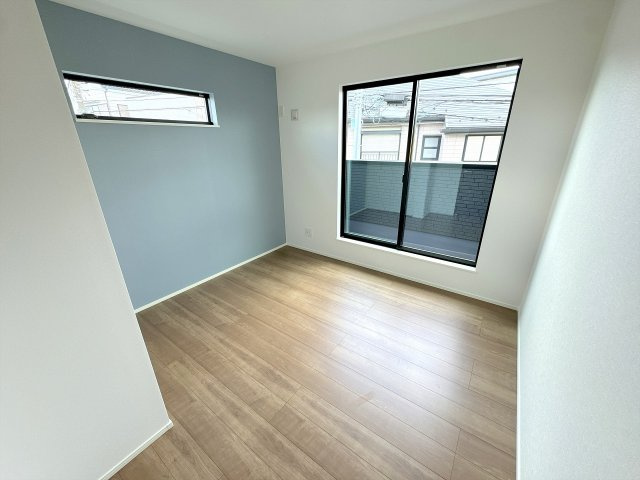 【洋室】 | ふじみ野市福岡中央2丁目　新築一戸建住宅　全1棟　(ふじみ野店) | 2面採光5.4帖。
