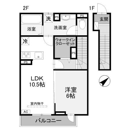 【間取り】 | Σresidence歌川町　Ａ