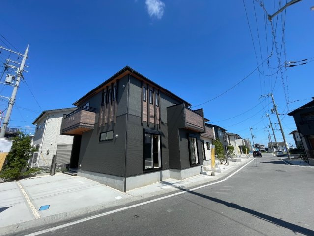 大津市雄琴　第2期　新築一戸建ての前面道路含む現地写真|周辺は落ち着いた街並みの住宅地！子育てがしやすい住環境です！まだ未完成ですが、現地でしかわからない事もございます。是非一度ご覧ください。