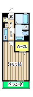 【間取り】 | サニーフラット三ツ沢 | サニーフラット三ツ沢　間取り