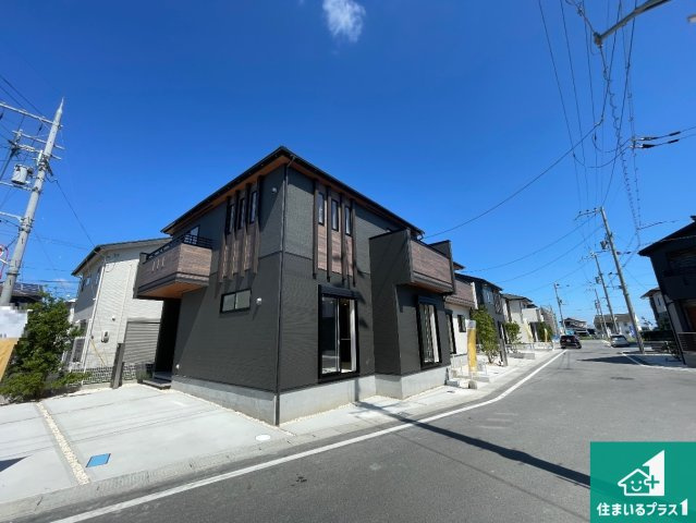 大津市雄琴　第2期　新築一戸建ての外観|現在建築中！落ち着いた街並みで新生活を始めることが出来そう！周辺の物件も併せてご紹介させて頂きます！