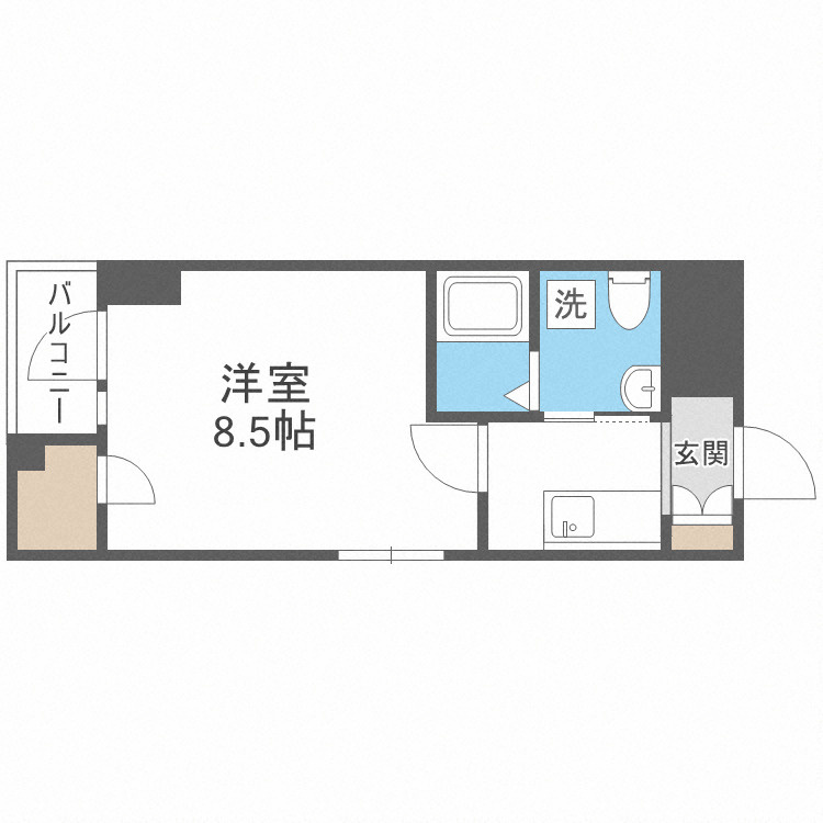 HS梅田EASTの間取り
