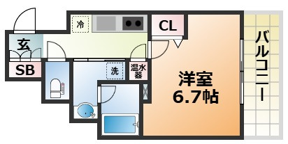 アドバンス神戸アルティスの間取り
