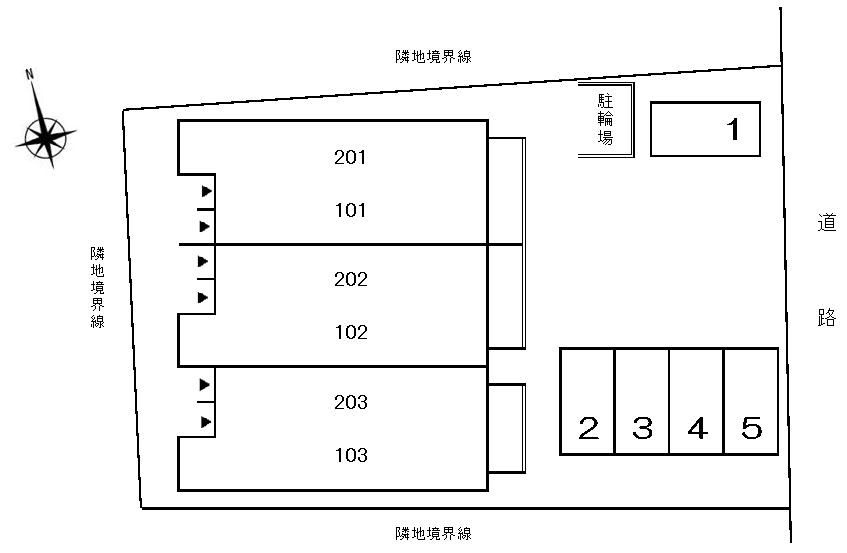 ＣＡＳＡ　１８の区画図