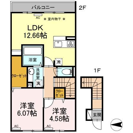 NKガーデンの間取り