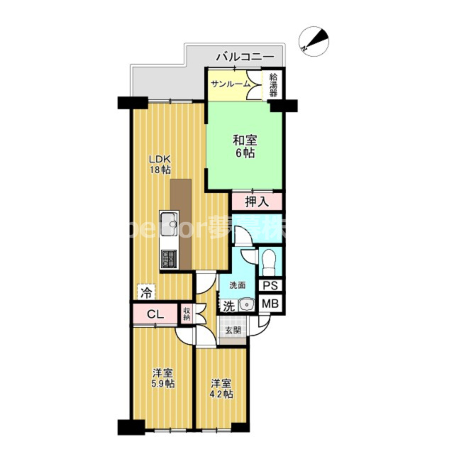 【中古マンション】エバーグリーンにおの浜