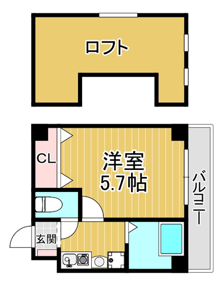 【間取り】 | メゾン太子橋 