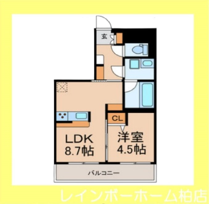 仲介手数料（賃料の1.10ヵ月）の50％OFF対象物件！の間取り