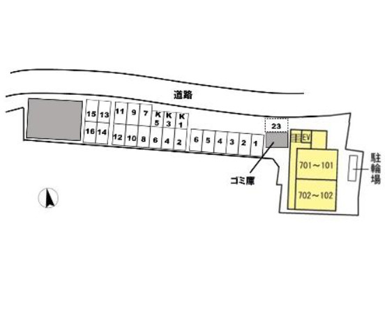 GLANZ Kyoei VIの区画図