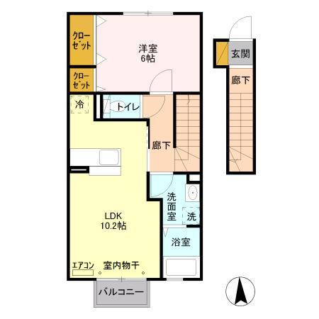 ストラール　Ｂの間取り