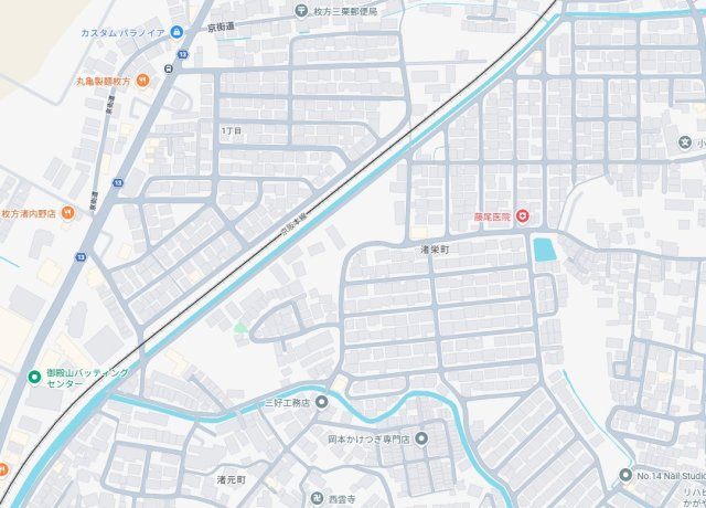 29日(土)30日(日)現地ご見学可能！　枚方市渚栄町　限定1邸の地図