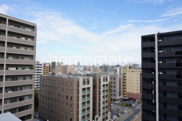 熊本市中央区米屋町２丁目の賃貸マンションの展望