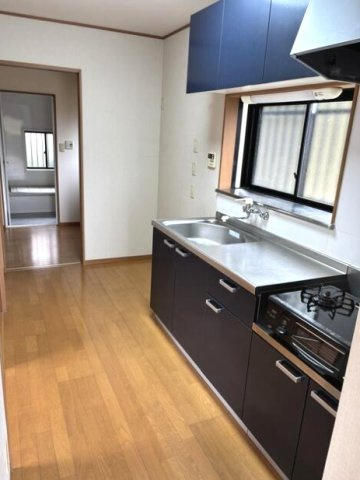 長生郡長生村一松乙　平屋中古戸建のキッチン|平成19年4月築　3K平屋　カーポート1台　サーフスポットまで車約5分　ウッドデッキ付