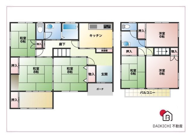 【間取り】 | 本庄市日の出　中古戸建
