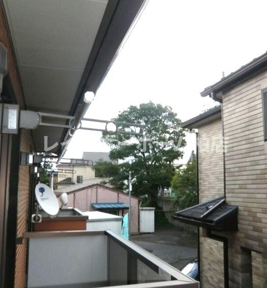 特典：仲介手数料が無料です!!のバルコニー