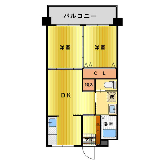 【間取り】 | 第二若葉ビル