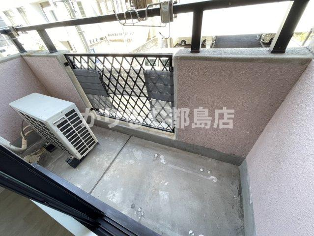 クォーク新森のバルコニー
