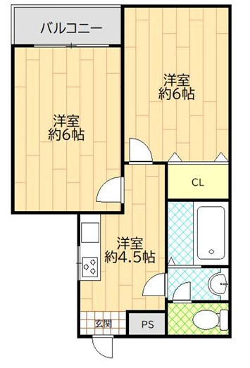 クォーク新森の間取り