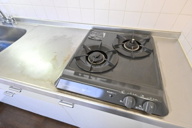 システムキッチン（2口ガスコンロ）