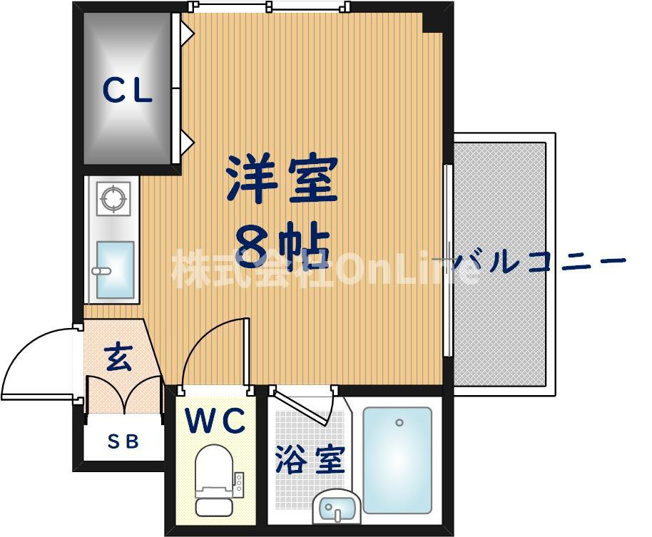 【間取り】 | ヴォラージュ久宝園