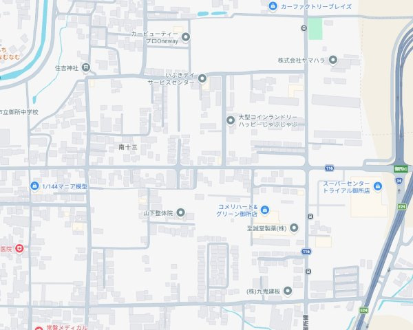 ●5(土)6(日)現地案内可能！　御所市南十三の地図