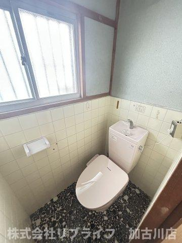 二屋戸建てのトイレ