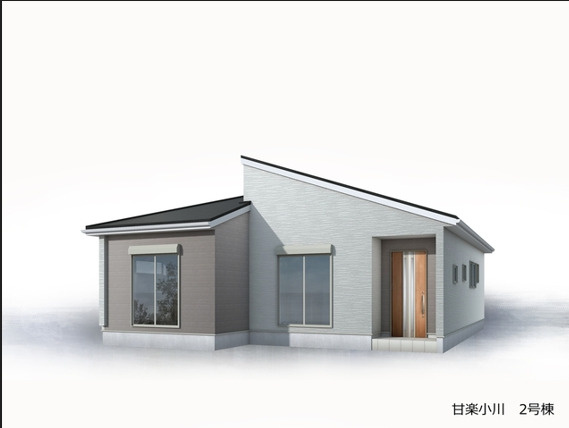 新築戸建　甘楽町小川の外観パース