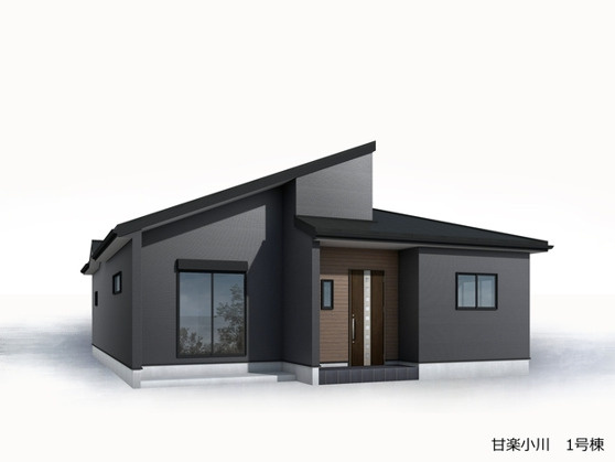 新築戸建　甘楽町小川の外観パース