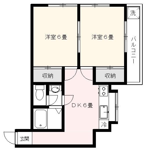 【間取り】 | サンハイツ大森