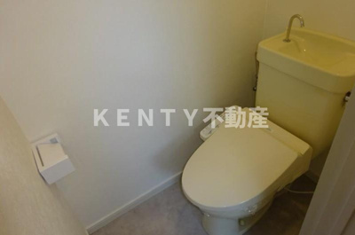 【トイレ】 | サンハイツ大森 | 清潔感のあるトイレです