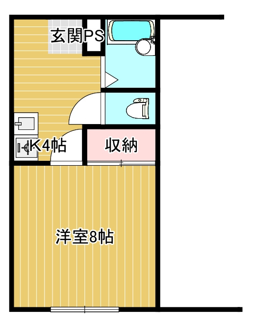 遠野市早瀬町４丁目のアパートの間取り