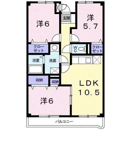 【間取り】 | ラルジュウエスト