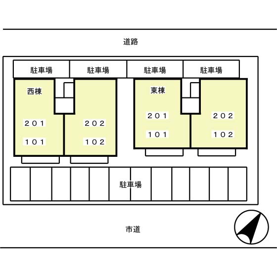 エクレール　東の区画図