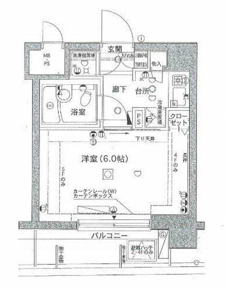 エクセリア後楽園の間取り